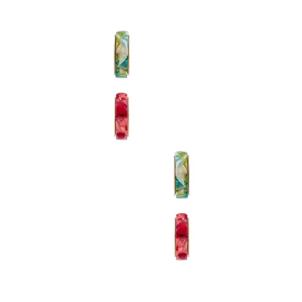 Baja Hoops in Green & Red
